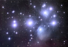 The Pleiades star cluster, NASA/courtesy of nasaimages.org